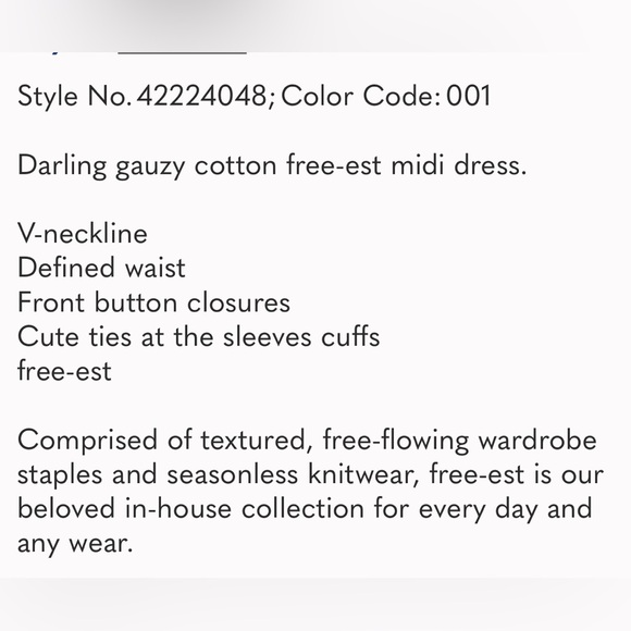 Free People adorable LOVE OF MY LIFE Midi Dress - Picture 4 of 9